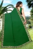 Picture of Printed Banarasi Lycra Blend, Chiffon Saree (Green)