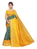 Picture of Women's Art Silk Banarasi Jacquard Saree With Unstitched Blouse Piece