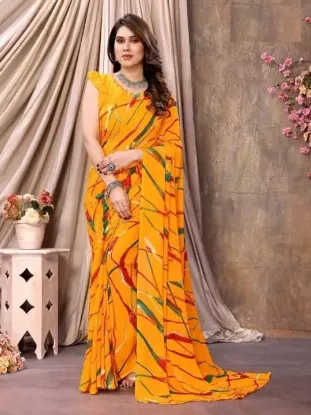 Picture of Printed Daily Wear Georgette Saree