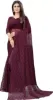 Picture of Self Design Bollywood Net Saree (Purple)