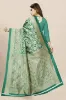 Picture of Printed Bollywood Art Silk Saree (Green, Pink)