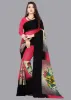 Picture of Printed Daily Wear Georgette Saree (Pink)