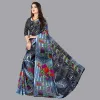 Picture of Printed Daily Wear Georgette Saree (Multicolor)