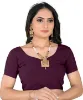 Picture of Printed Daily Wear Georgette Saree (Purple)