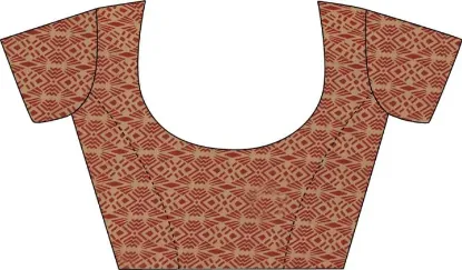 Picture of Printed Daily Wear Georgette Saree (Brown)