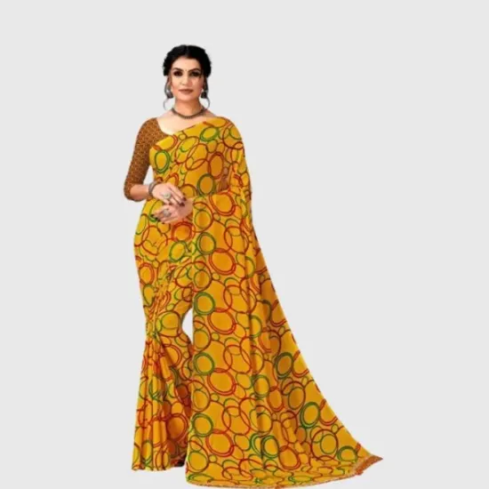 Picture of Printed Bollywood Georgette Saree