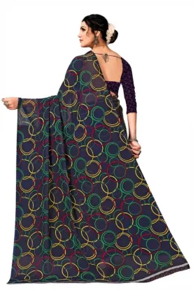 Picture of Printed Bollywood Georgette Saree