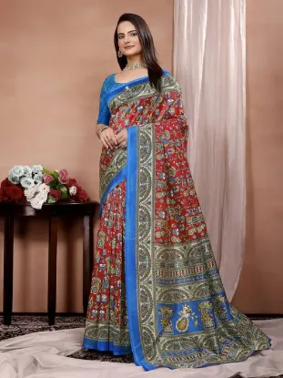 Picture of Printed Mysore Art Silk Saree