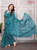 Picture of Printed Bollywood Georgette Saree (Blue)