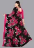 Picture of Printed, Floral Print Daily Wear Georgette Saree (Red)