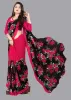 Picture of Printed, Floral Print Daily Wear Georgette Saree (Red)