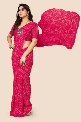 Picture of Floral Print Daily Wear Georgette Saree