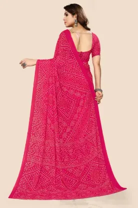 Picture of Floral Print Daily Wear Georgette Saree