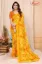 Picture of Ombre, Floral Print Daily Wear Georgette Saree (Yellow)