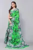 Picture of Floral Print Bollywood Georgette Saree (Green)