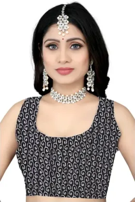 Picture of Printed Daily Wear Georgette Saree (Blue)