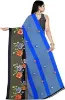 Picture of Printed Daily Wear Georgette Saree (Blue)