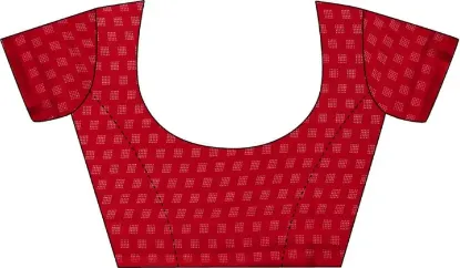Picture of Printed Daily Wear Georgette Saree (Red)