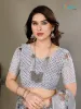 Picture of Ombre, Floral Print Daily Wear Georgette Saree (Grey)