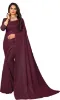 Picture of Self Design Bollywood Silk Blend Saree (Purple)