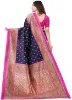 Picture of Printed Bollywood Silk Blend Saree (Multicolor)