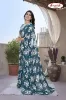 Picture of Floral Print Daily Wear Georgette Saree (Multicolor)