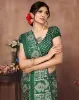 Picture of Printed Daily Wear Art Silk Saree (Green)