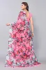 Picture of Floral Print Bollywood Georgette Saree (Pink)