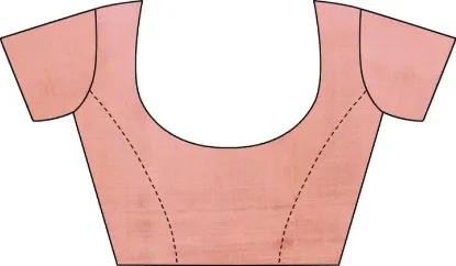 Picture of Printed Bollywood Silk Blend Saree (Pink, Beige)