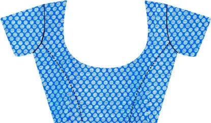 Picture of Printed Daily Wear Georgette Saree (Blue)