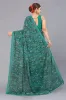 Picture of Printed Daily Wear Georgette Saree (Green)