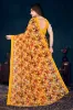 Picture of Printed Daily Wear Georgette Saree (Yellow)
