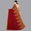 Picture of Floral Print Daily Wear Georgette Saree (Beige)