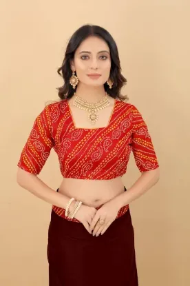 Picture of Printed Daily Wear Lycra Blend Saree (Brown)