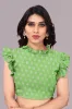 Picture of Printed Daily Wear Georgette Saree (Green)