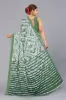 Picture of Printed Daily Wear Georgette Saree (Green)