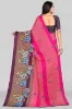 Picture of Printed, Floral Print Bollywood Georgette Saree (Pink)