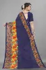 Picture of Geometric Print, Floral Print Bollywood Georgette Saree (Blue)