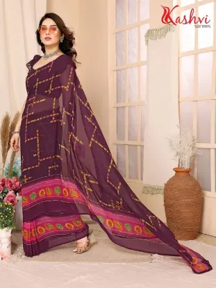 Picture of Self Design, Embellished Bollywood Georgette Saree