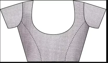 Picture of Printed Madhubani Cotton Silk Saree (Blue, Grey)