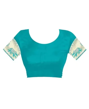 Picture of Women’s Pure Kanjivaram Soft Silk Saree With Blouse Piece for Wedding