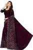 Picture of Floral Print Daily Wear Georgette Saree (Magenta)