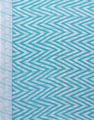 Picture of Floral Print, Geometric Print, Printed Daily Wear Georgette Saree (Blue, White)