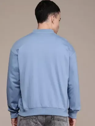 Picture of Men Full Sleeve Solid Sweatshirt