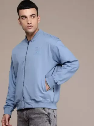 Picture of Men Full Sleeve Solid Sweatshirt