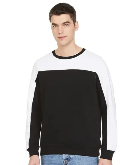 Picture of Men Cotton Rich Light Weight Crew Neck Sweatshirt (Regular Fit)