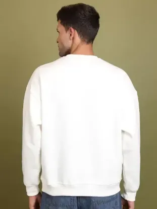 Picture of Men Full Sleeve Solid Sweatshirt