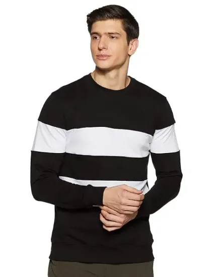 Picture of Cotton Blend Men Crew Neck Sweatshirt