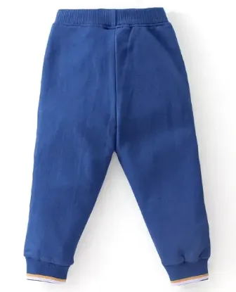 Picture of 100% Cotton Knit Full Sleeves Snowflakes Printed Sweatshirt with Lounge Pant Set - Multicolour