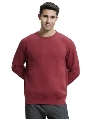 Picture of Jockey Men's Super Combed Cotton Rich Fleece Fabric Sweatshirt with Stay Warm Treatment